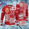 AS Saint-Etienne Santa Hat Ugly Christmas Sweater