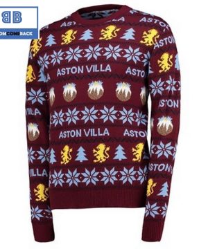 Aston Villa FC 3D Ugly Christmas Sweater