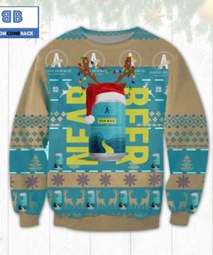 Athletic Brewing Run Wild Christmas Ugly Sweater