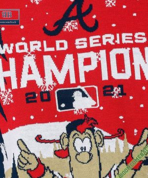 atlanta braves 2021 world series champions ugly christmas sweater 5 GBrGD