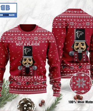 Atlanta Falcons Not A Player I Just Crush Alot Ugly Christmas Sweater