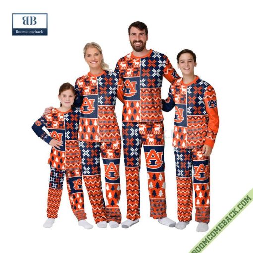 Auburn Tigers NCAA Team Family Pajamas Set