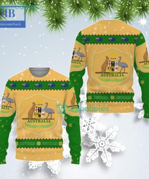 Australia National Soccer Team World Cup 2022 Qatar Ugly Christmas Sweater