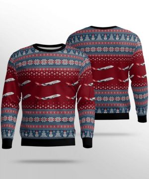 Australia Qantas Boeing 747-438er Ugly Christmas Sweater