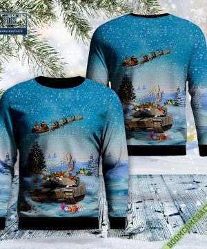 Australian Army M1A1 Abrams Tank Christmas Sweater Jumper