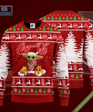 Baby Yoda Hug Coca Cola Ugly Christmas Sweater