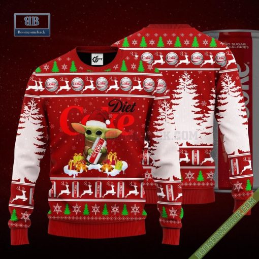 Baby Yoda Hug Diet Coke Ugly Christmas Sweater