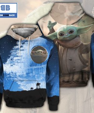 Baby Yoda Star War 3D Hoodie