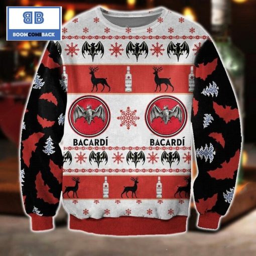 Bacardi All Printed Ugly Christmas Sweater Sweatshirt