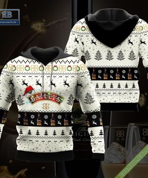 Baileys Santa Hat Christmas Ugly Christmas Sweater Hoodie Zip Hoodie Bomber Jacket