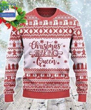 Baker Christmas Baking Queen Ugly Christmas Sweater