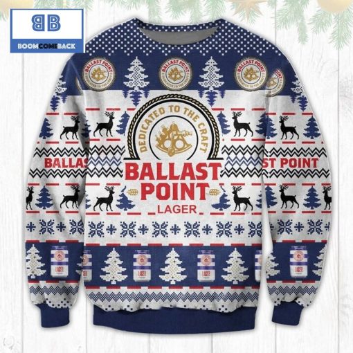 Ballast Point Lager Ugly Christmas Sweater