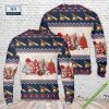 Baseball Coffee Drink Ugly Christmas Sweater