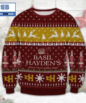 Basil Hayden’s Whiskey Christmas Ugly Sweater