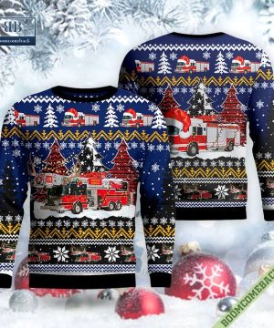 Batavia Town Fire Department Christmas Ugly Sweater