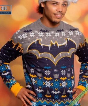 Batman Logo Pattern Ugly Christmas Sweater Gift For Adult And Kid