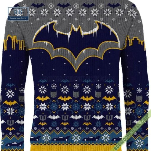 Batman Logo Pattern Ugly Christmas Sweater Gift For Adult And Kid