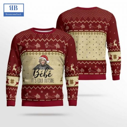 Bebe It’s Cold Outside Ver 2 Ugly Christmas Sweater