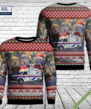 Big Rapids, Michigan, Mecosta County EMS Ugly Christmas Sweater