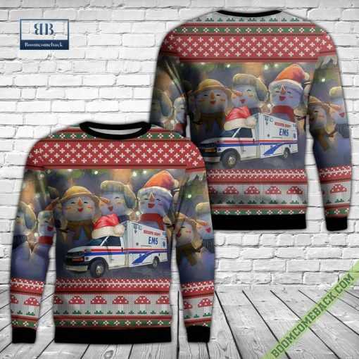 Big Rapids, Michigan, Mecosta County EMS Ugly Christmas Sweater