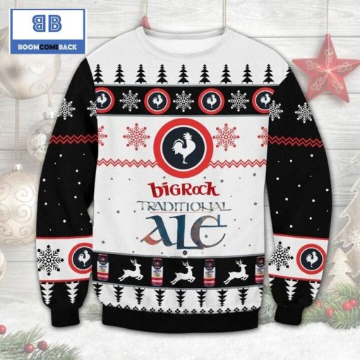 Big Rock Traditional Ale Ugly Christmas Sweater