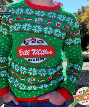 Bill Miller EST 1953 Ugly Christmas Sweater