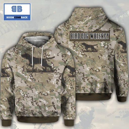 Bird Dog Whiskey Camouflage 3D Hoodie