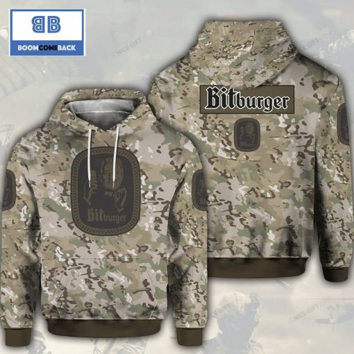 Bitburger Camouflage 3D Hoodie