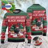 Black Angus Christmas On The Farm Ugly Christmas Sweater