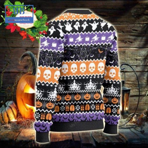 Black Angus Halloween Night Ugly Christmas Sweater