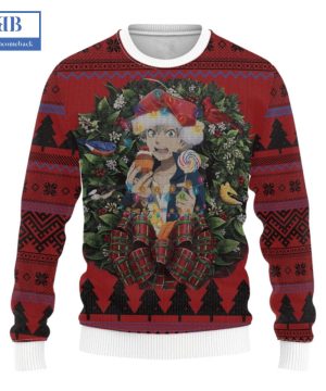 Black Clover Asta Christmas Circle Ugly Christmas Sweater