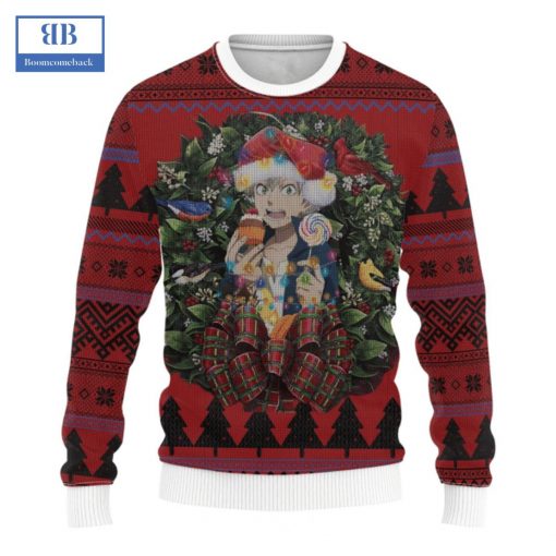 Black Clover Asta Christmas Circle Ugly Christmas Sweater