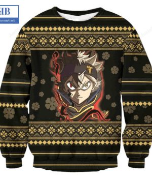 Black Clover Asta Ver 1 Ugly Christmas Sweater