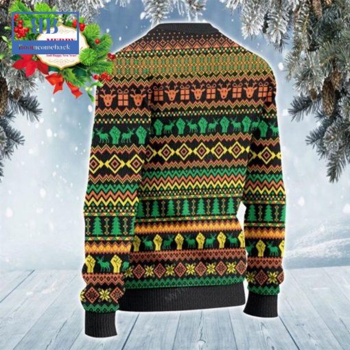 Black Santa Matters Ugly Christmas Sweater