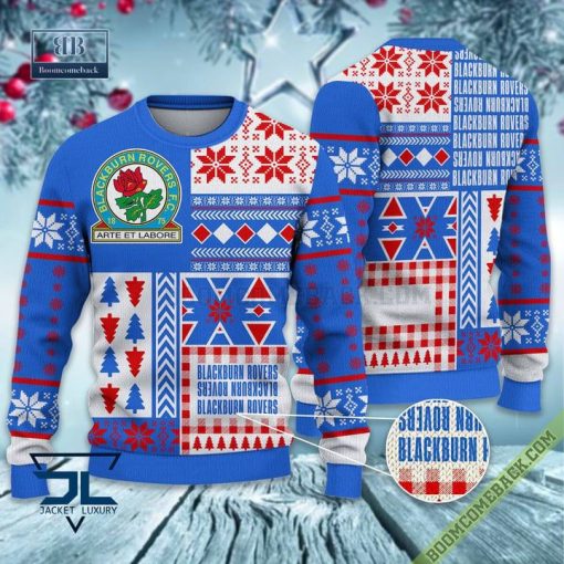 Blackburn Rovers Ugly Christmas Sweater, Christmas Jumper