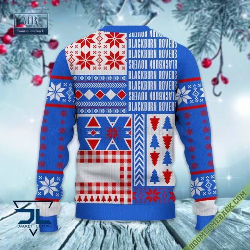 Blackburn Rovers Ugly Christmas Sweater, Christmas Jumper