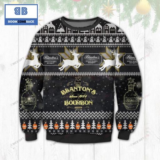 Blanton’s Bourbon Vodka Christmas Ugly Sweater