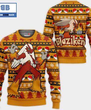 Blaziken Pokemon Anime Ugly Christmas Sweater