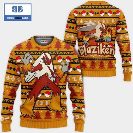 Blaziken Pokemon Anime Ugly Christmas Sweater