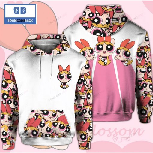 Blossom The Powerpuff Girls 3D Hoodie