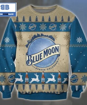 Blue Moon Denver Colorado Christmas Ugly Sweater