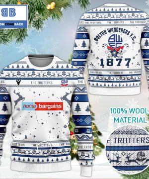 Bolton Wanderers FC Since 1877 Christmas Ugly Sweater