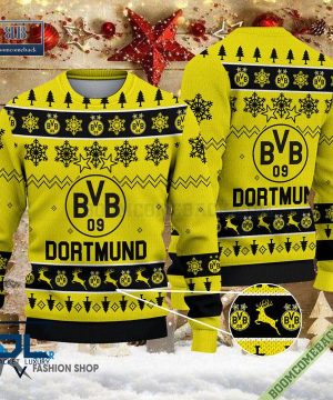 Borussia Dortmund Xmas Sweatshirt Ugly Christmas Sweater