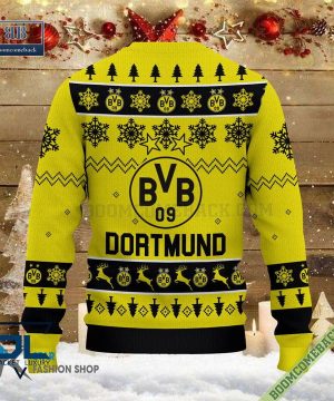 borussia dortmund xmas sweatshirt ugly christmas sweater 5 7Rtyu