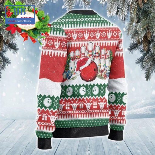 Bowling Oh Bowly Night Ugly Christmas Sweater