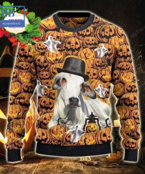 Brahman Halloween Pumpkin Ugly Christmas Sweater