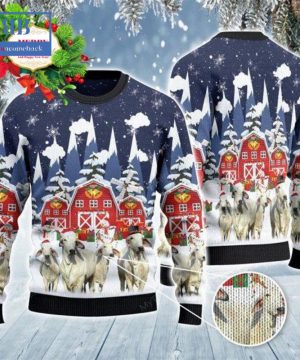 Brahman Snow Farm Ugly Christmas Sweater