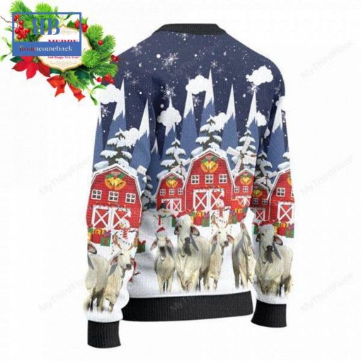 Brahman Snow Farm Ugly Christmas Sweater