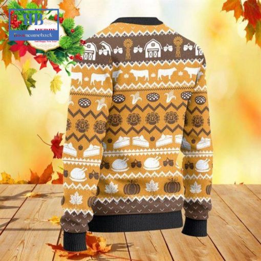 Brahman Thanksgiving Gift Ugly Christmas Sweater