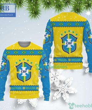 Brazil National Football Team World Cup 2022 Qatar Ugly Christmas Sweater